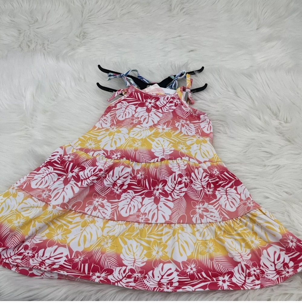 New TOMMY BAHAMAS 2 Pack Floral Dresses Girls Kids' 2-pack Dress Pink Size 6 NWT - Picture 7 of 13